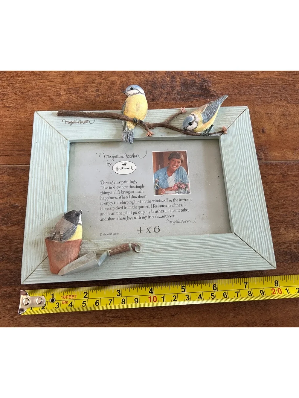 Hallmark Mayleen Boston 4x6 Photo Frame with Bird Decorations